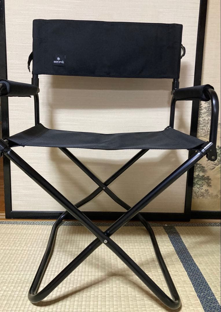 『廃盤品、超レア品』スノーピーク　ガーデンFDチェア　ブラック