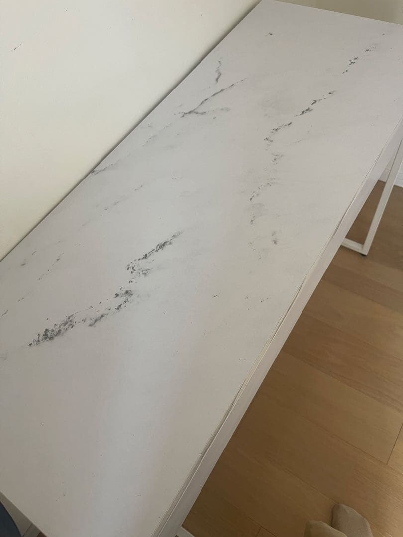 入手困難【lowya】大理石柄コンソールデスク⭐︎幅100cm