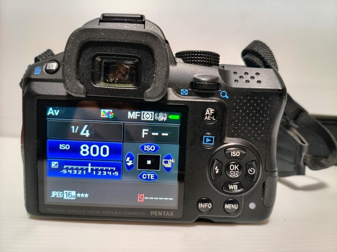 【黒死病対策】【内臓電池交換】PENTAX K-30 ブラック