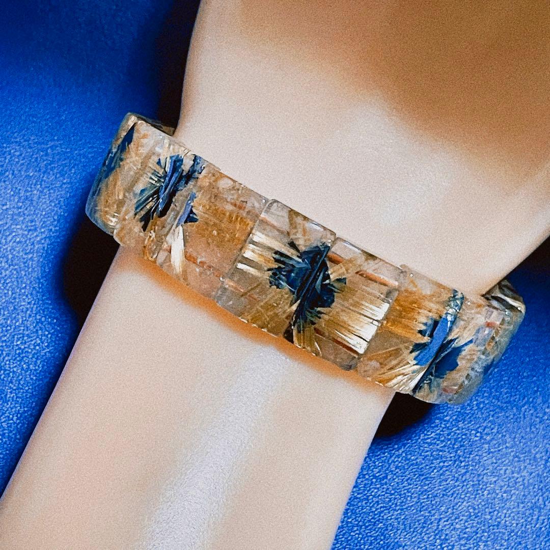 しのぶ先生✨️太陽タイチンルチルバングル✨️ブレスレット✨️