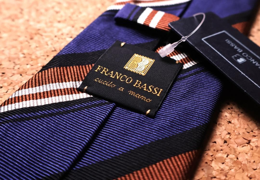 未使用 期間限定お値下げ フランコバッシ ネイビー×ブラウン アズーロ