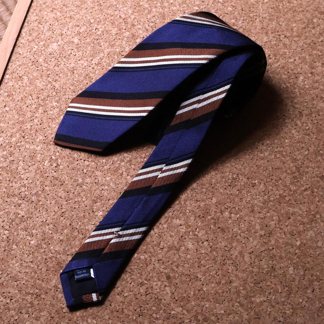 未使用 期間限定お値下げ フランコバッシ ネイビー×ブラウン アズーロ