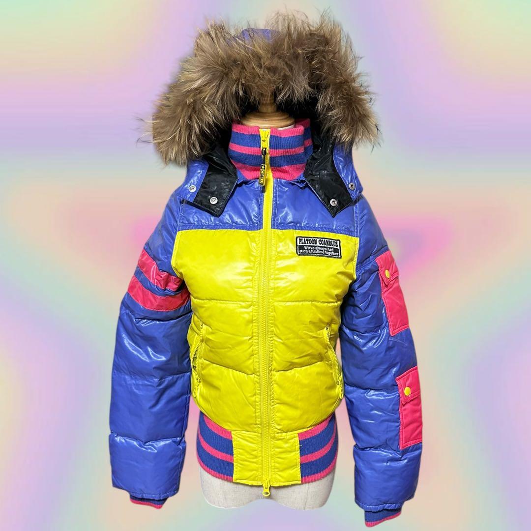 y2k 00s 平成ギャル ココルル ダウンジャケット 派手 ポップ レア
