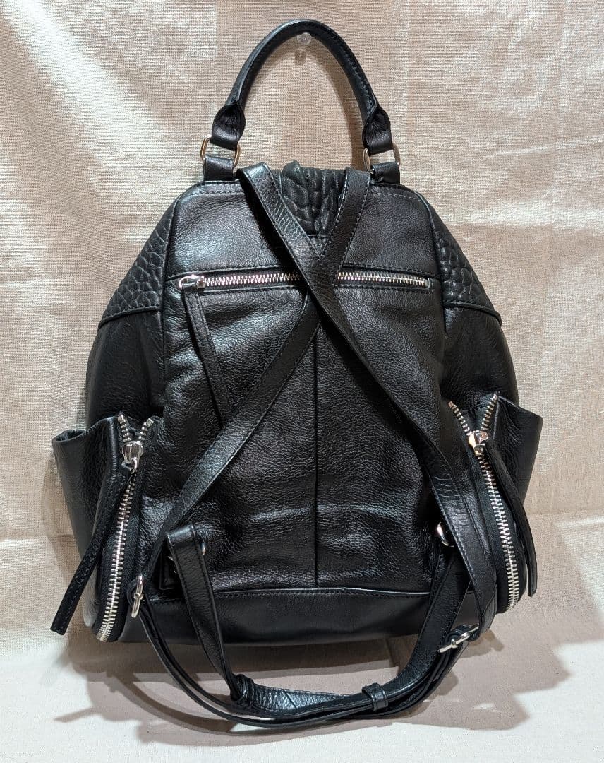 DIESEL ディーゼル LE-ZIPPER MHONIC リュック　ブラック