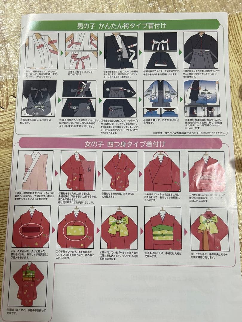 ３歳・５歳　着物セット