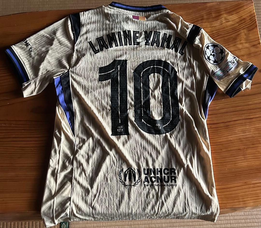 【早い者勝ち】ヤマル バルセロナ ユニフォーム アウェイ 25-26 Lサイズ