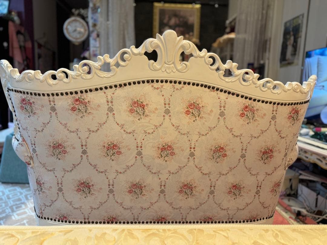 ロココ調 ソファー 2人掛けスウィートローズSymphony 浜崎あゆみ様専用