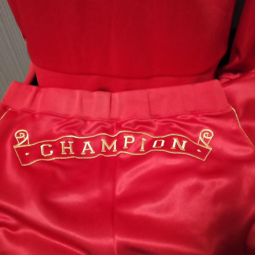 Champion×DRESS CAMP コラボジャージ　魔裟斗　L 赤　上下