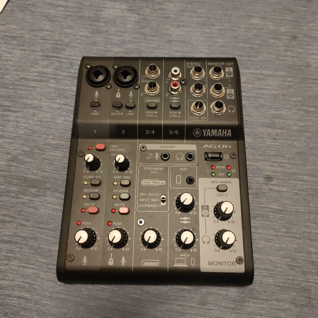 Yamaha AG06 MK2 オーディオインターフェイス