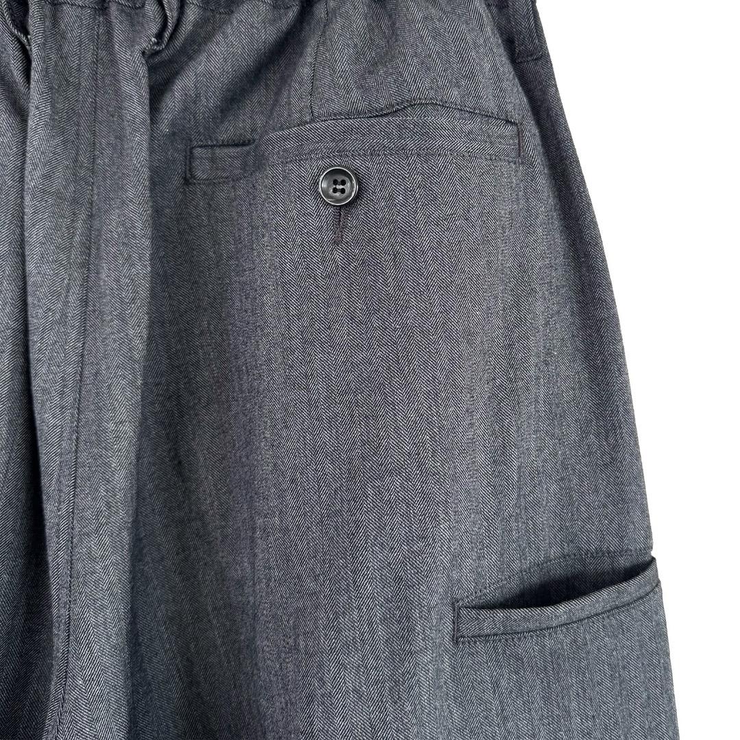 メンズウェア 8G SHOOT ONE TUCK WOOL BLEND PANTS -GRAY