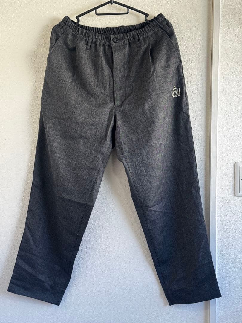 メンズウェア 8G SHOOT ONE TUCK WOOL BLEND PANTS -GRAY