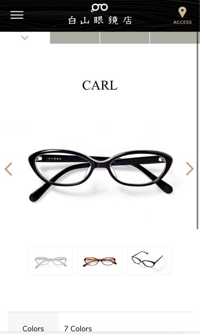 白山眼鏡店 サングラス