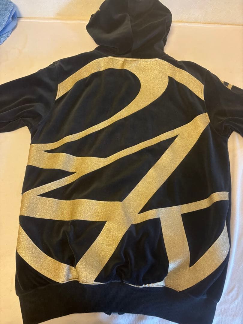 24karats ベルベットフーディ X-LARGEセットアップ