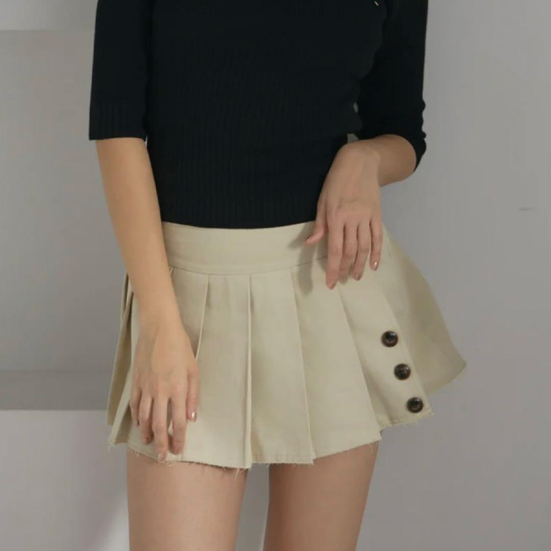 【Beige】 ANDMARY Blair trench pleats