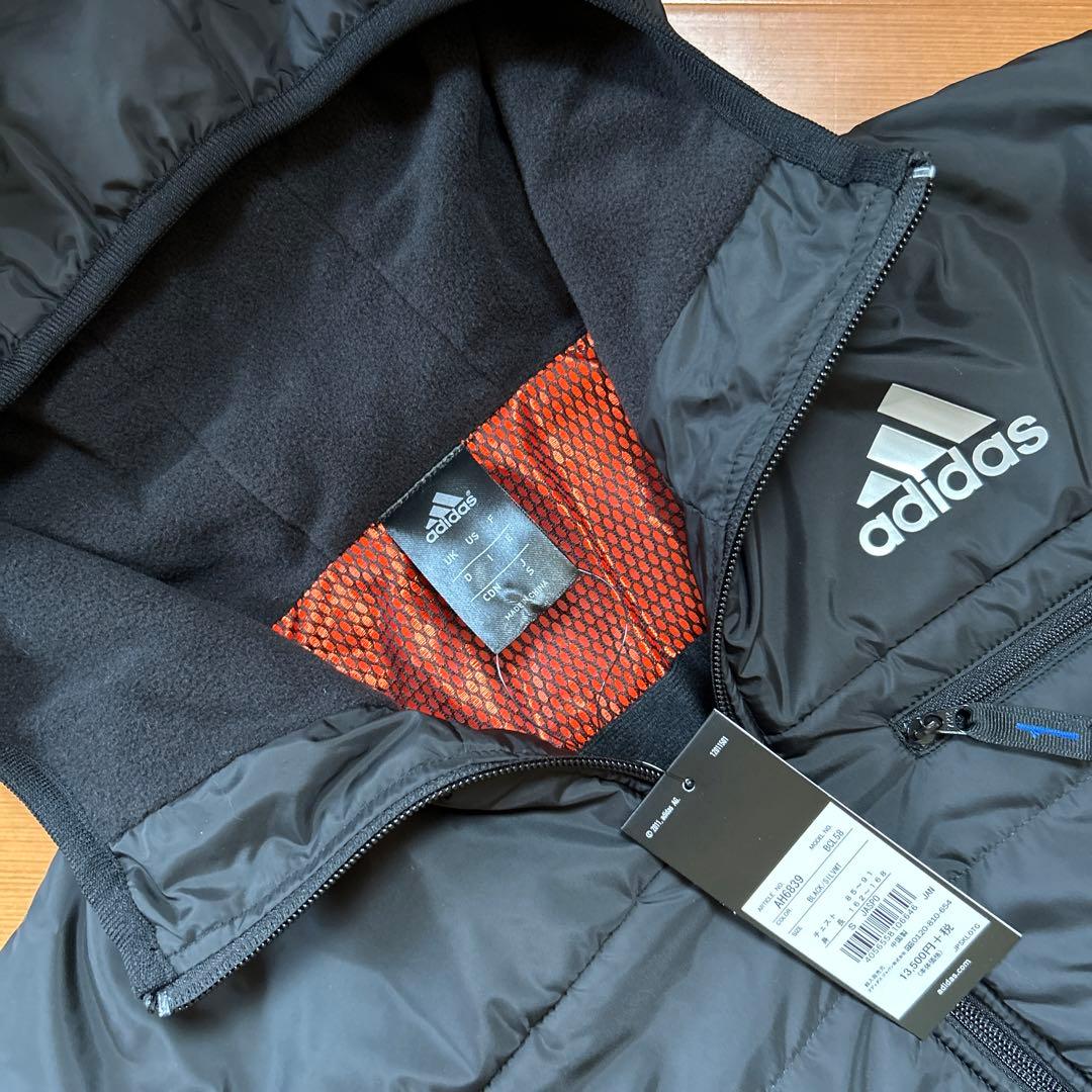 ★新品★アディダス 防寒ウェア アンサンブル【黒色 メンズＳ】