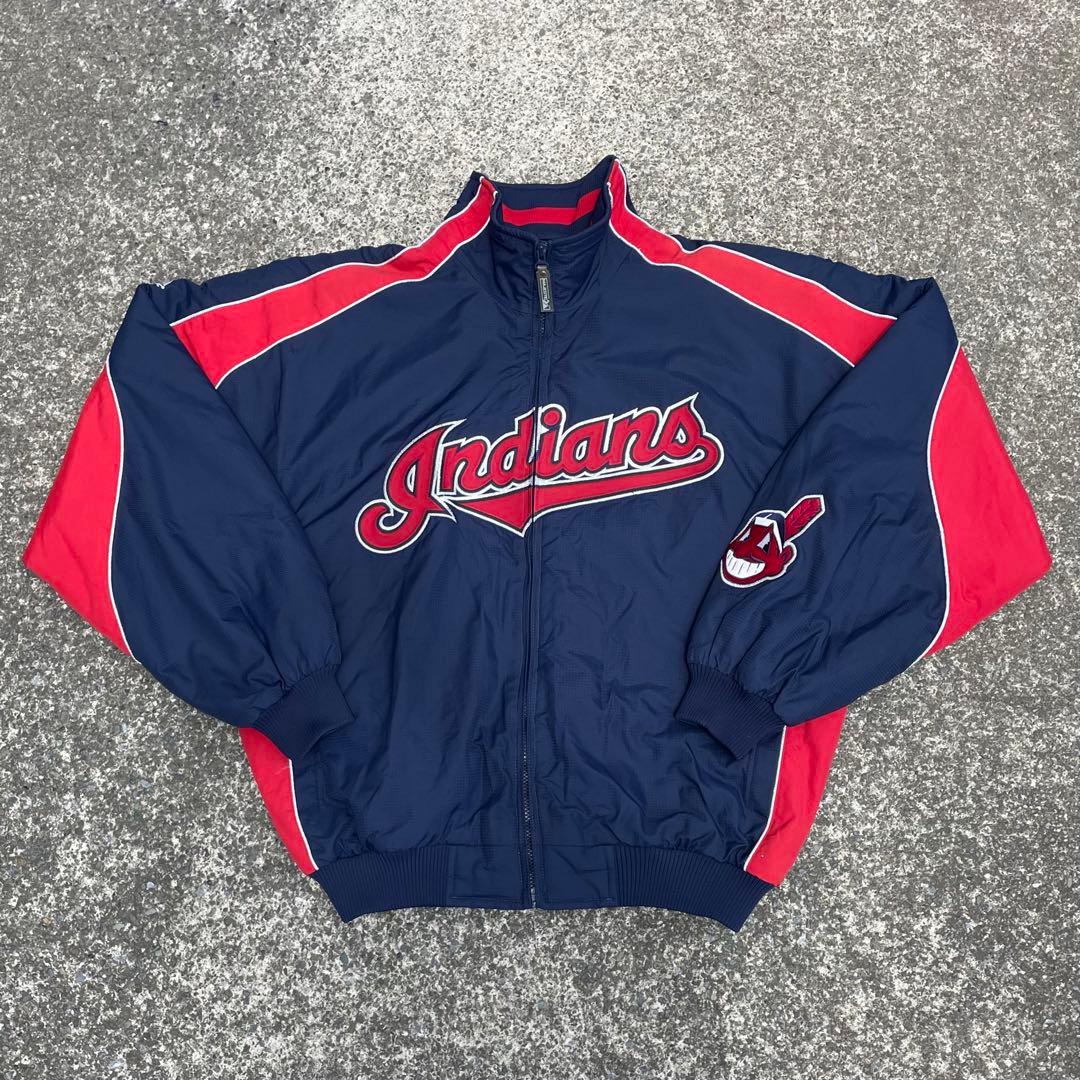 クリーブランド インディアンス 旧ロゴ Majestic 大きめ古着