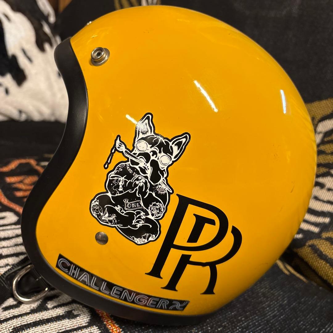 オーシャンビートルイエロー ジェットヘルメット