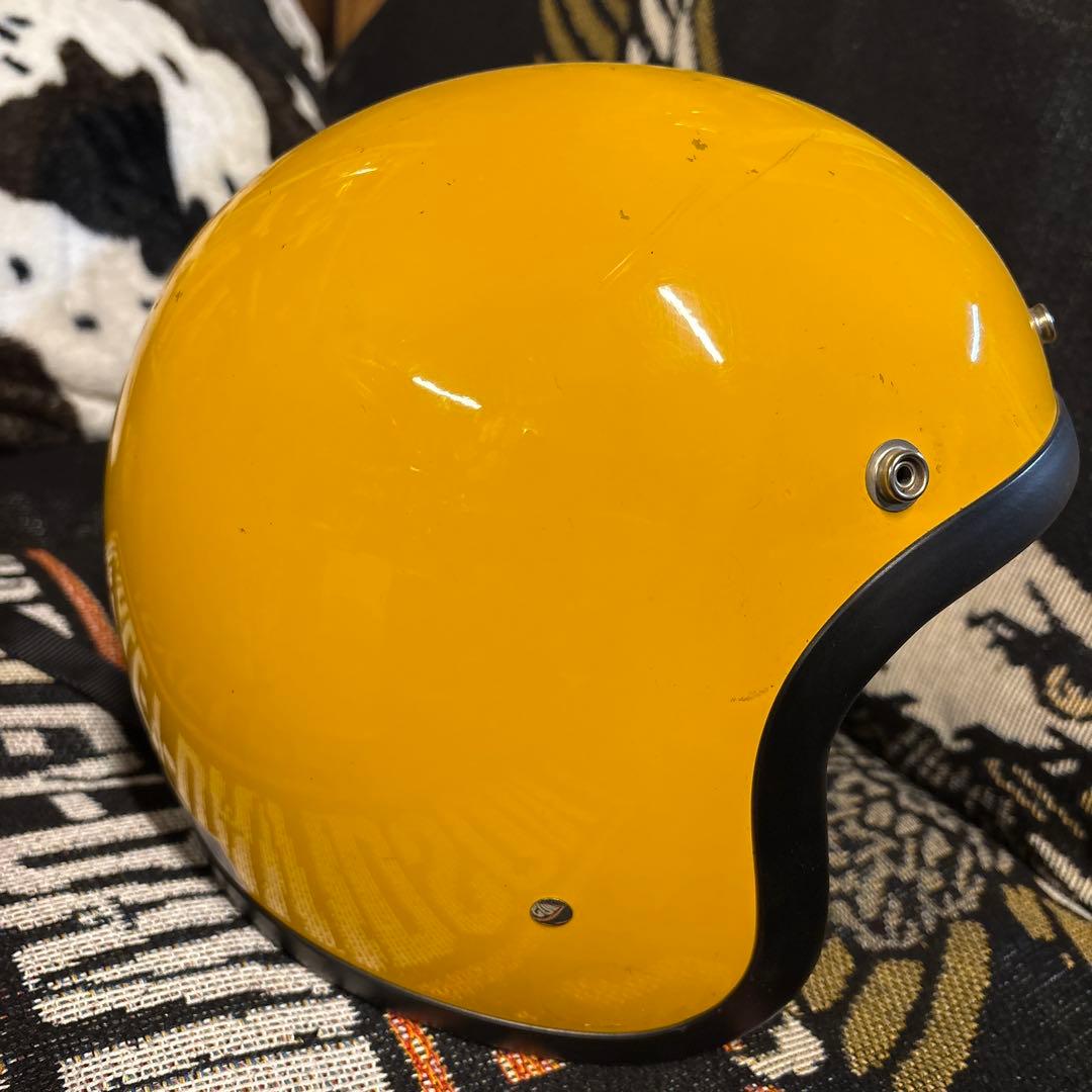 オーシャンビートルイエロー ジェットヘルメット