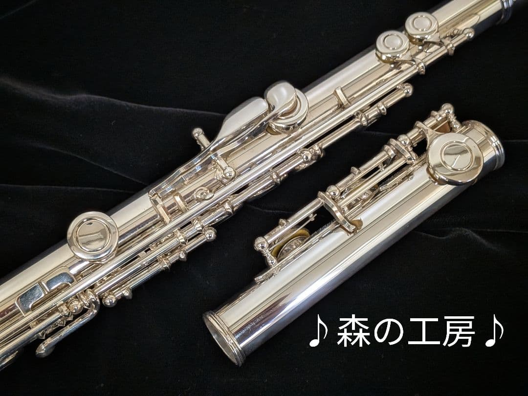 商談中【ゴマ】頭部管銀製　ヤマハフルート YFL311 Eメカ
