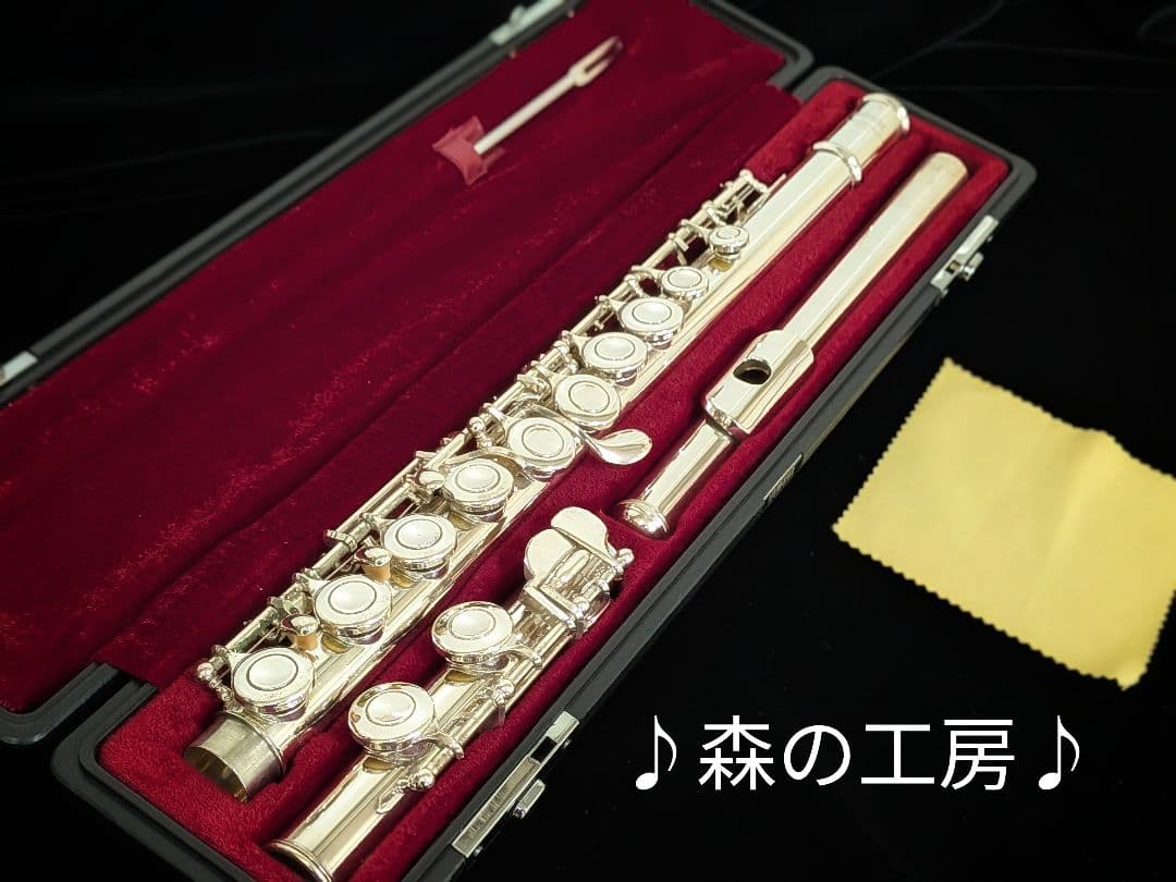 商談中【ゴマ】頭部管銀製　ヤマハフルート YFL311 Eメカ