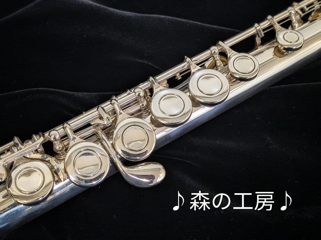 商談中【ゴマ】頭部管銀製　ヤマハフルート YFL311 Eメカ
