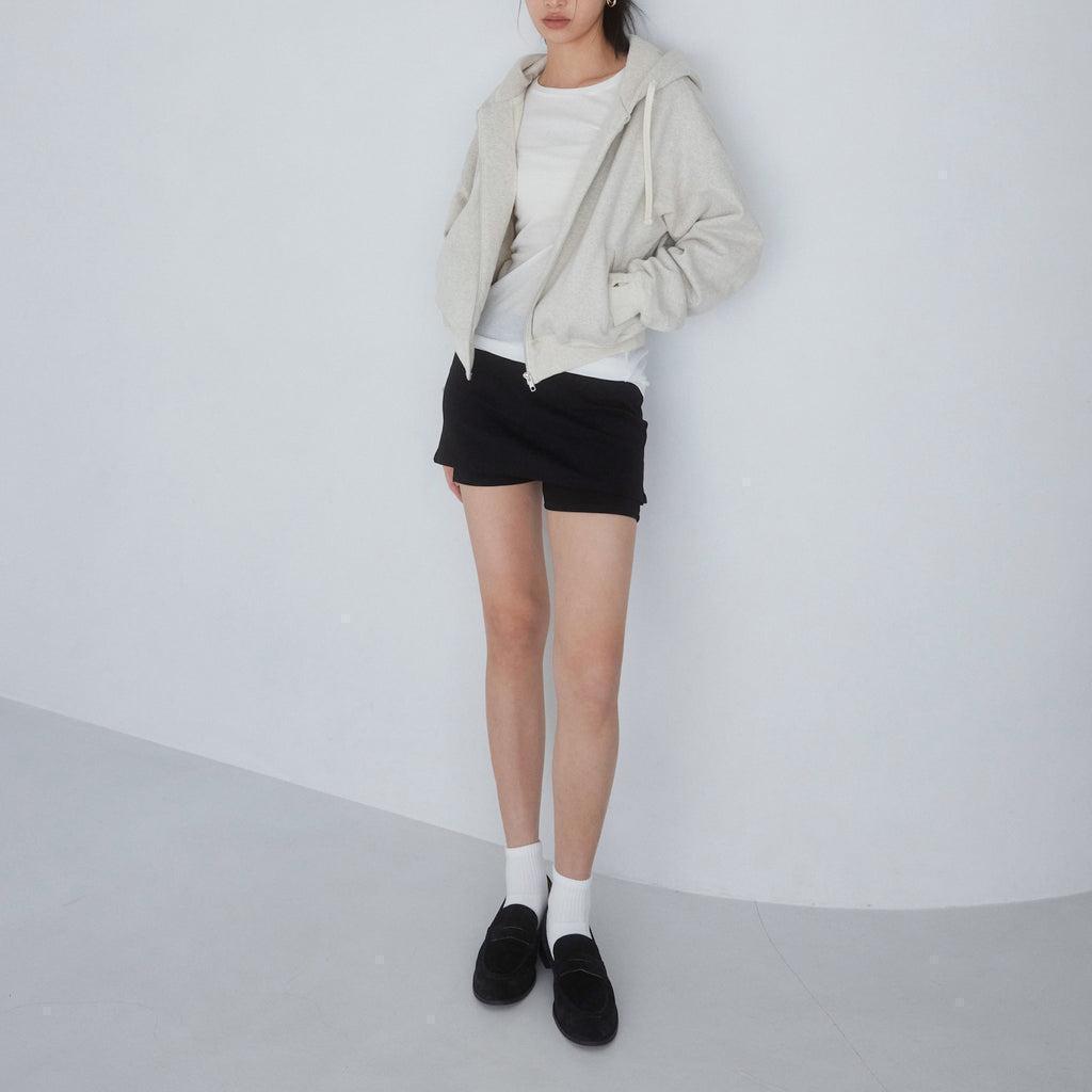 新品タグ付き SeaRoomlynn スカートwithハーフレギンス ブラック