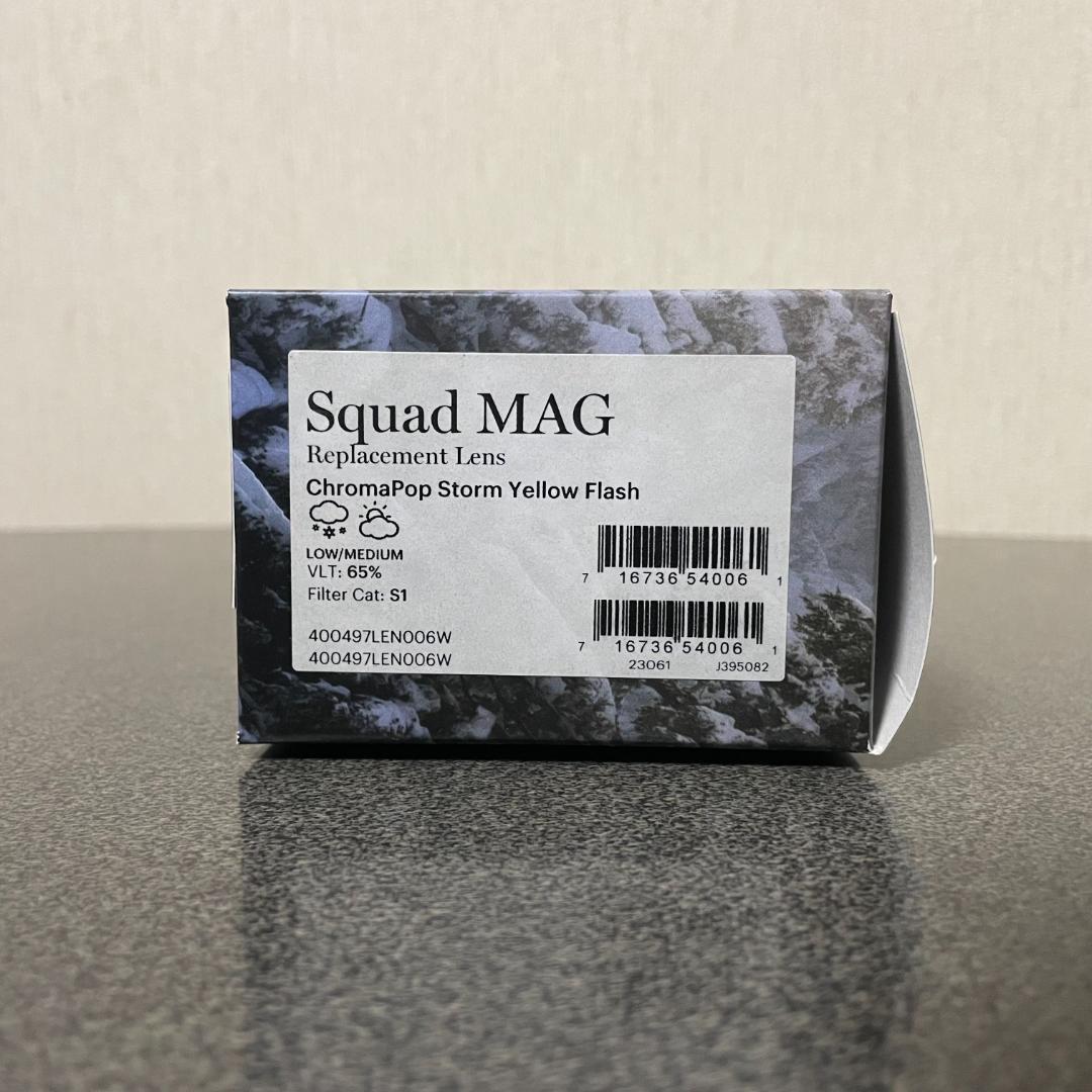 SMITH SQUAD MAG イエローフラッシュ スペアレンズ【国内正規品】