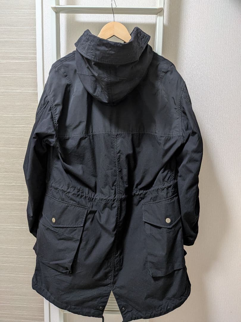 【期間限定価格】DIESEL ブラック モッズコートキルティングライナー付き