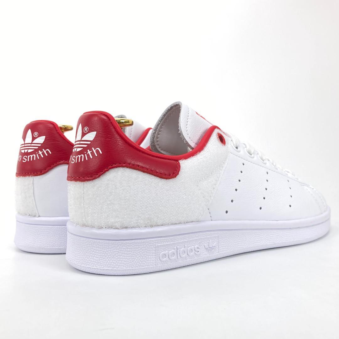 未使用　アディダス　スタンスミス　ワッペン付替レザースニーカー　24.5cm