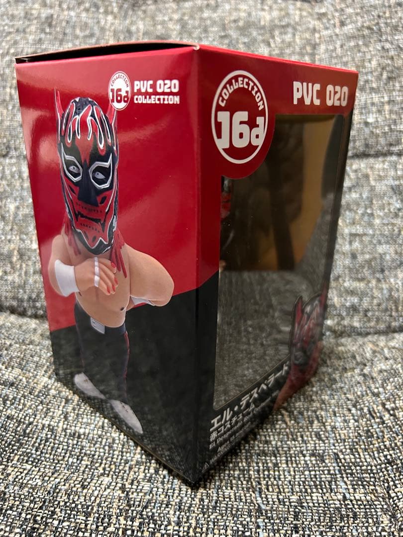 16dソフビコレクション ☆新日本プロレス エル・デスペラード 赤