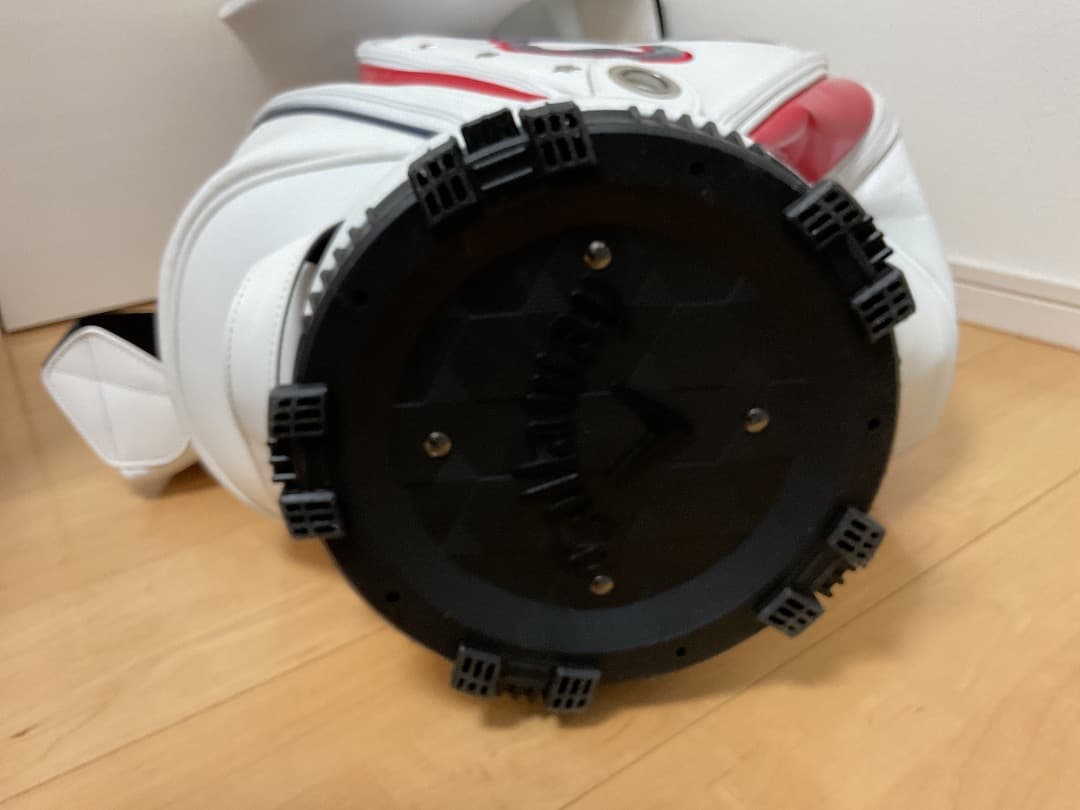 キャロウェイ　Callaway キャディバッグ　白赤青　中古品