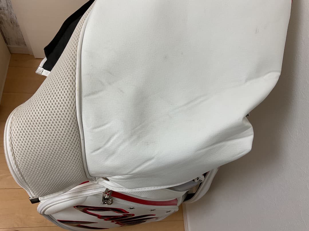 キャロウェイ　Callaway キャディバッグ　白赤青　中古品