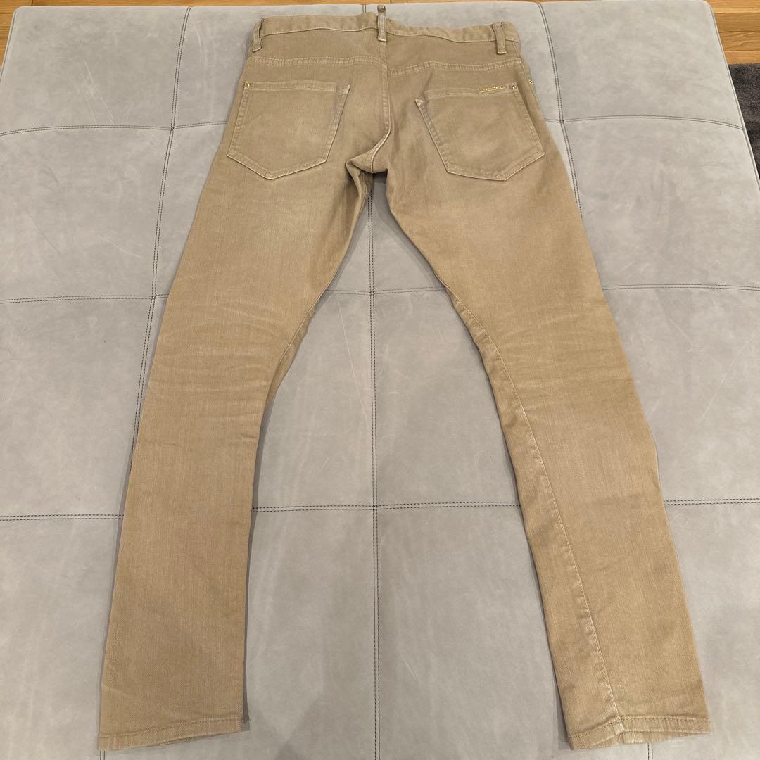 DSQUARED2 ベージュ スリムフィット デニム