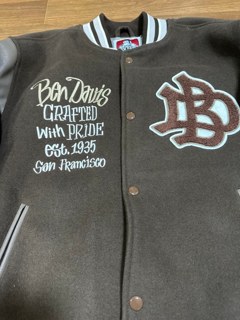 Ben Davis スタジャン ブラウン/グレー