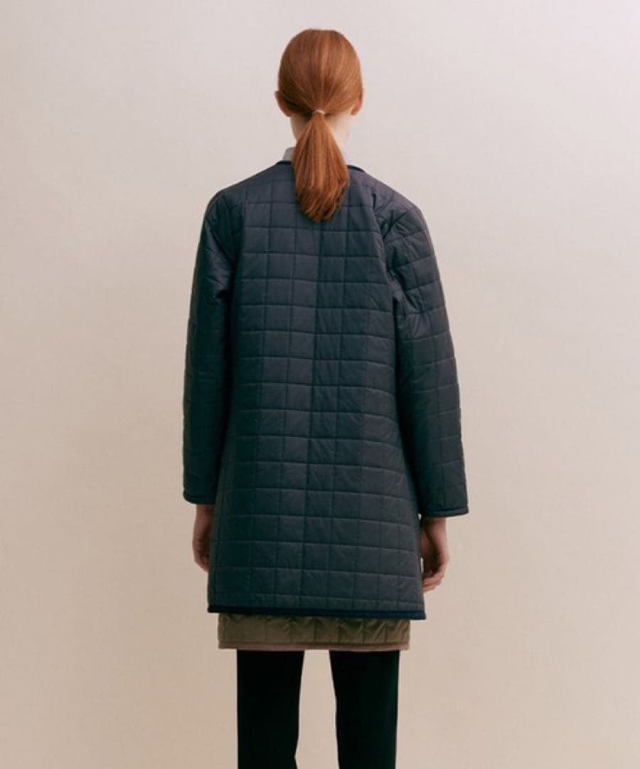 ジャケット・アウター LAVENSTER LONGLINE ROUND COLLAR COAT