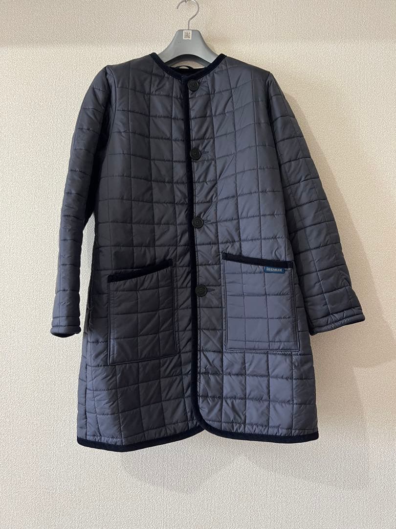 ジャケット・アウター LAVENSTER LONGLINE ROUND COLLAR COAT