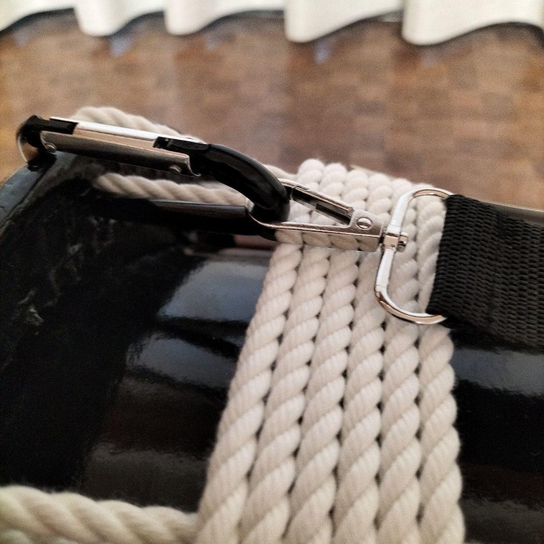 担ぎ太鼓　　和太鼓 　天然皮革　ストラップ付き　中古品⑩