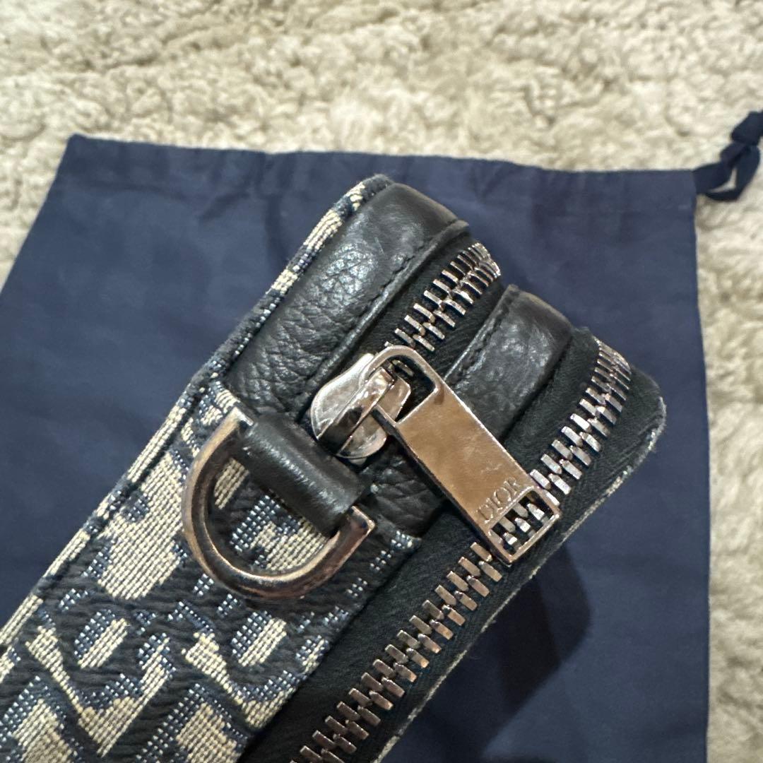 DIOR オブリーク　ジャカードポーチ　ショルダーバック　正規品