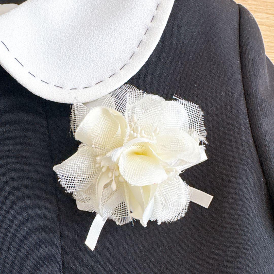 プティマイン フォーマルドレス 130cm 靴20.0cm 入学式 卒園式