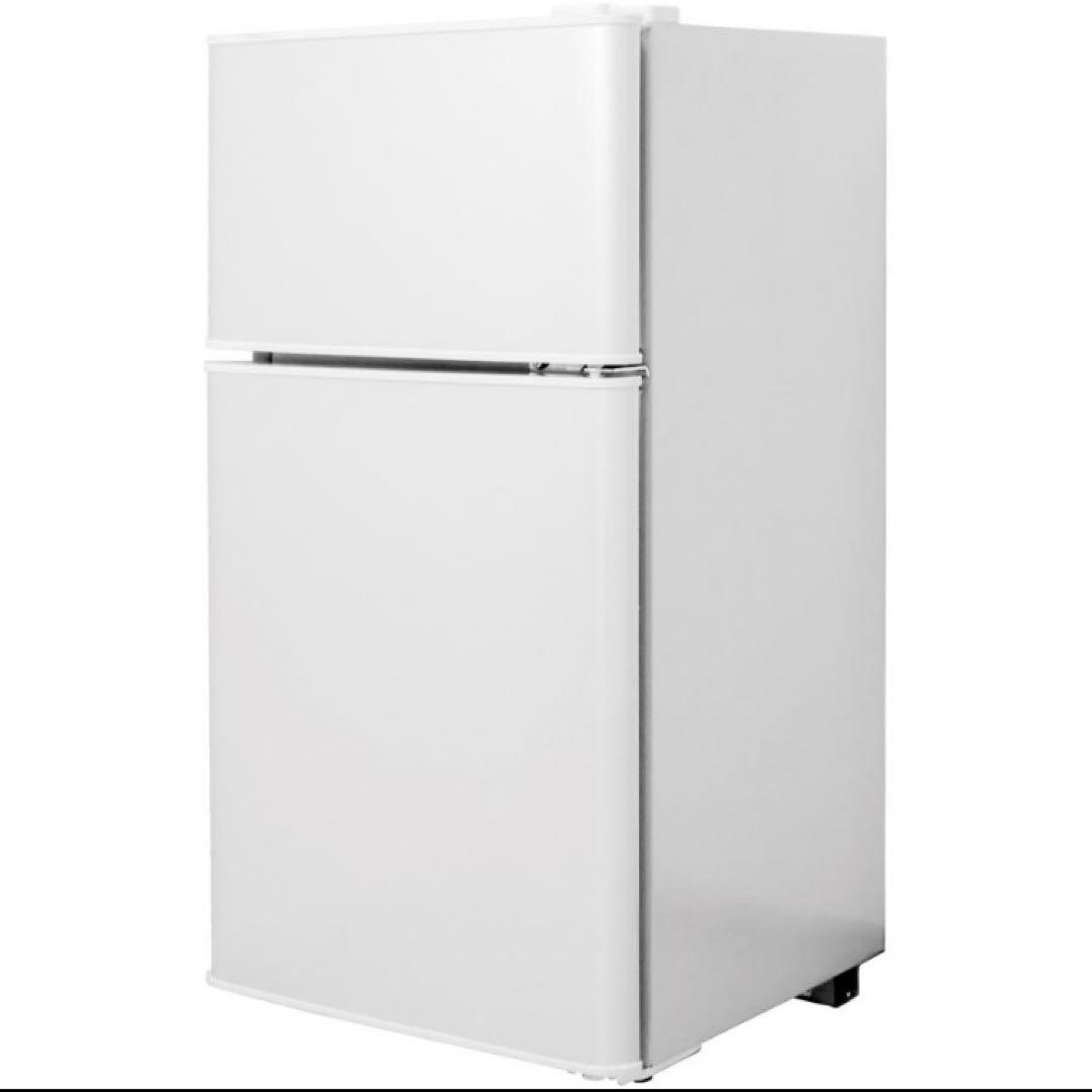 小型冷蔵庫 60L 2ドア 白 ホワイト コンパクト 省エネ