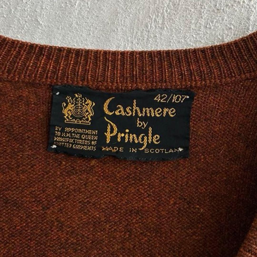 70S Cashmere by Pringle カシミヤニット ブラウン