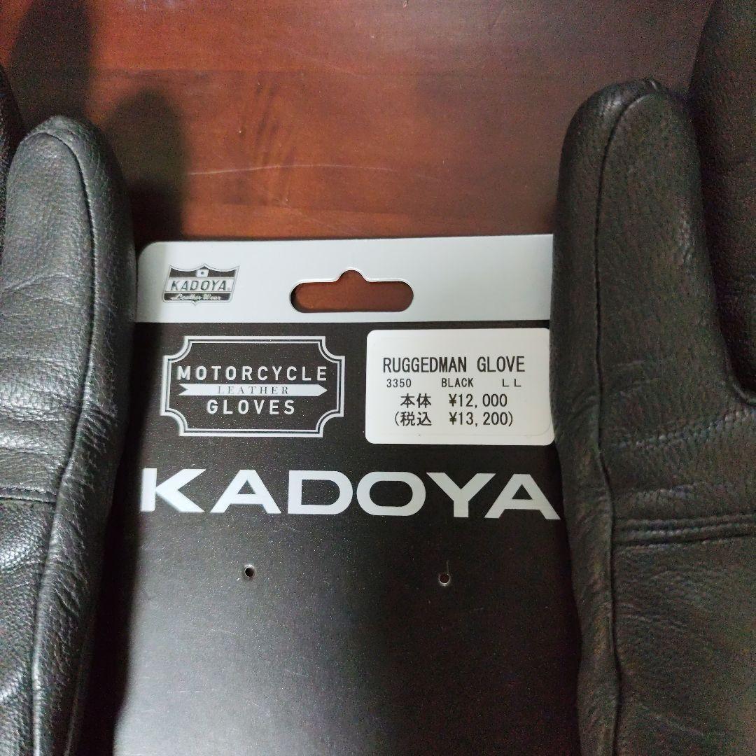 KADOYA RUGGEDMAN GLOVE / ブラック LL