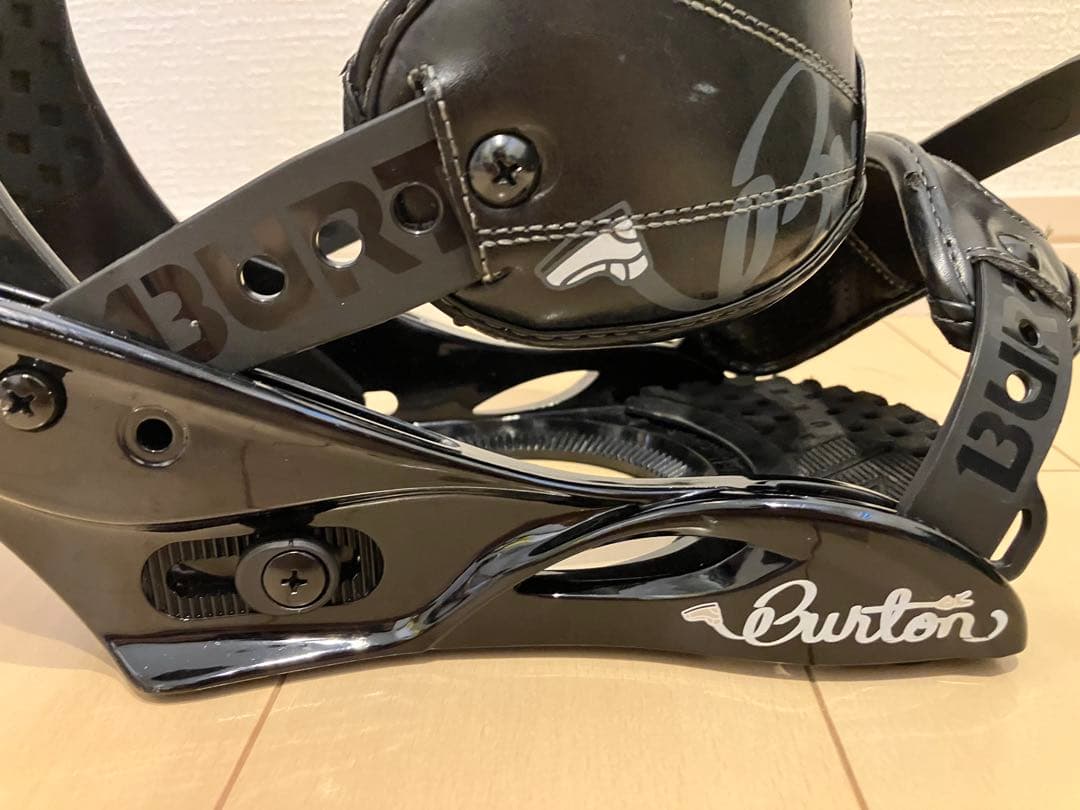 Burton スノーボード ビンディング 3D プレート付き　バートン　黒