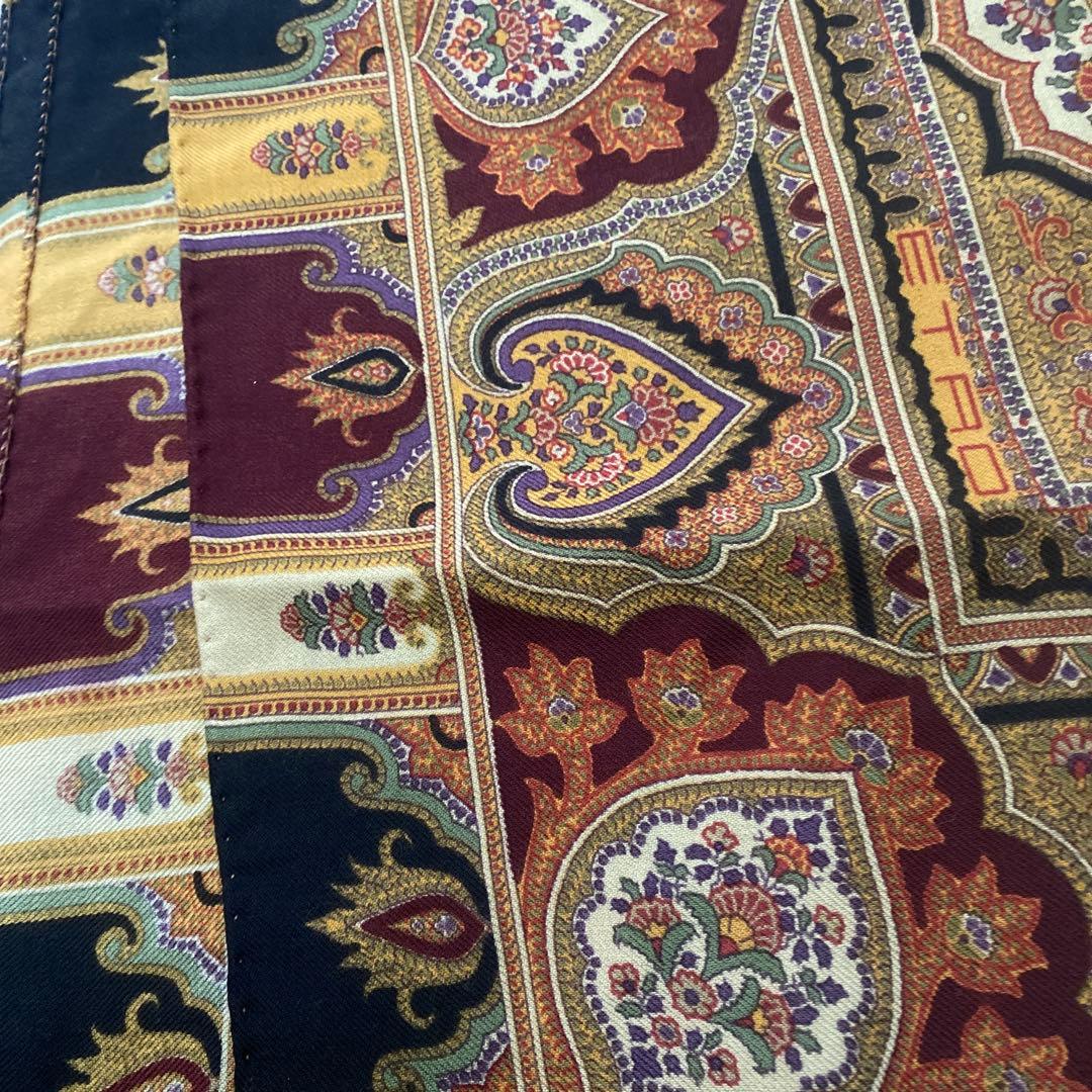 【最終価格】ETRO 大判ペイズリー柄 ストール/ショール　タグ付きイタリア製