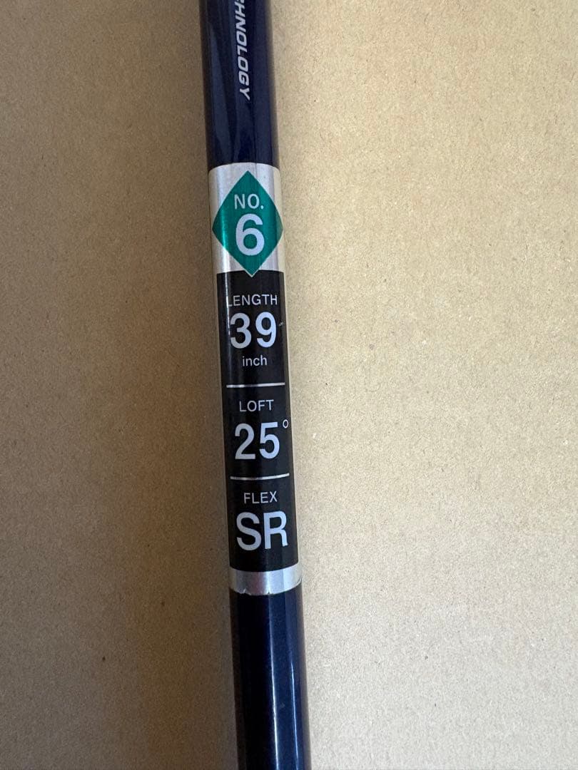 XXIO9ユーティリティ 25度 純正カーボンシャフト SRフレックス
