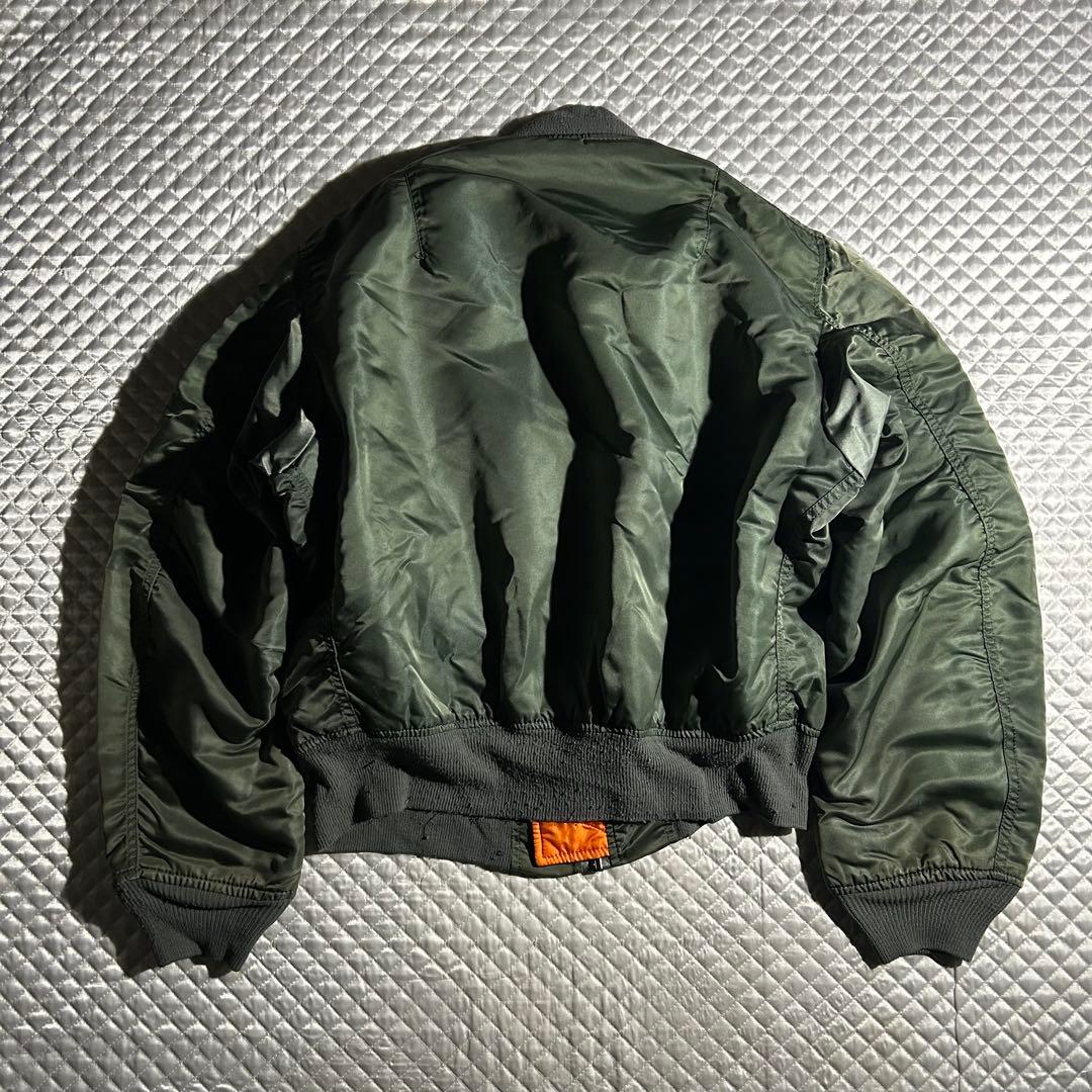 80s ALPHA USA製 民間品 3本線 MA-1 USAF 民生 - メルカリ