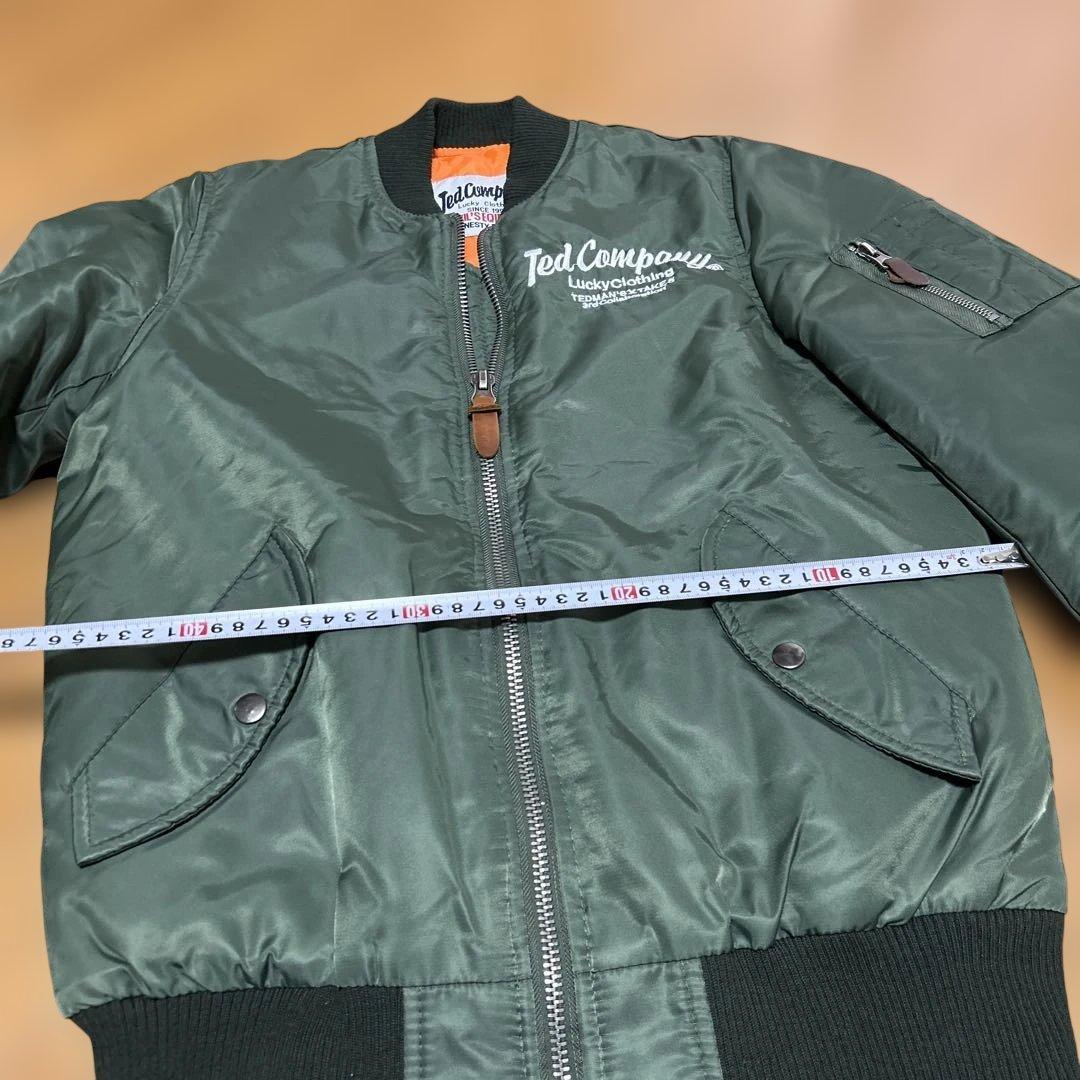 し*ん様 Ted Company MA-1ジャケット オリーブグリーンLサイズ