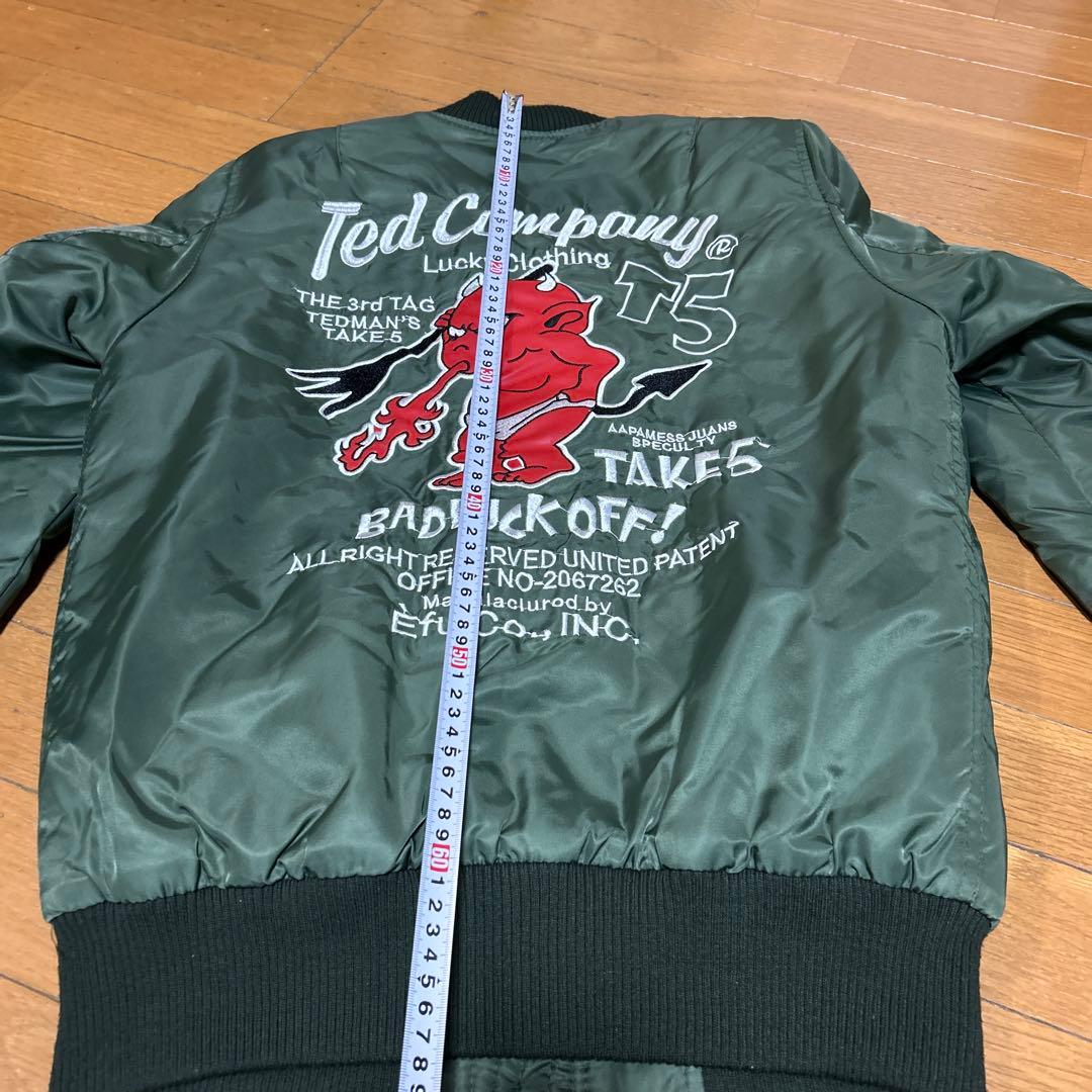 し*ん様 Ted Company MA-1ジャケット オリーブグリーンLサイズ