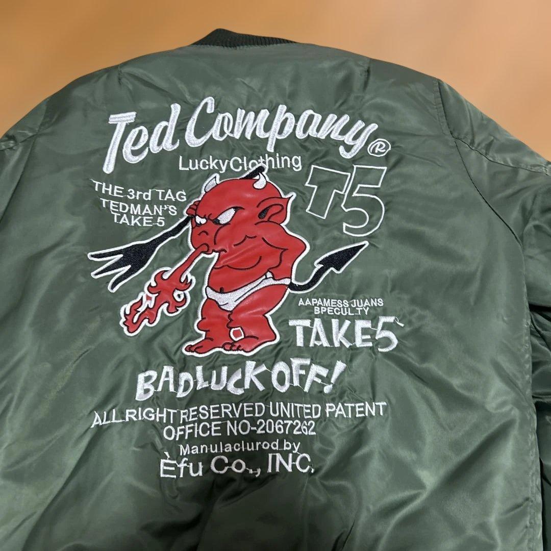 し*ん様 Ted Company MA-1ジャケット オリーブグリーンLサイズ