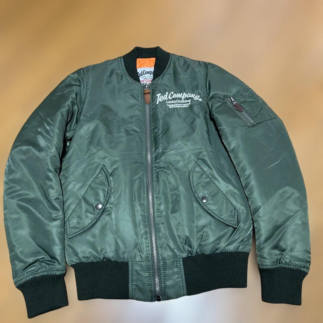 し*ん様 Ted Company MA-1ジャケット オリーブグリーンLサイズ